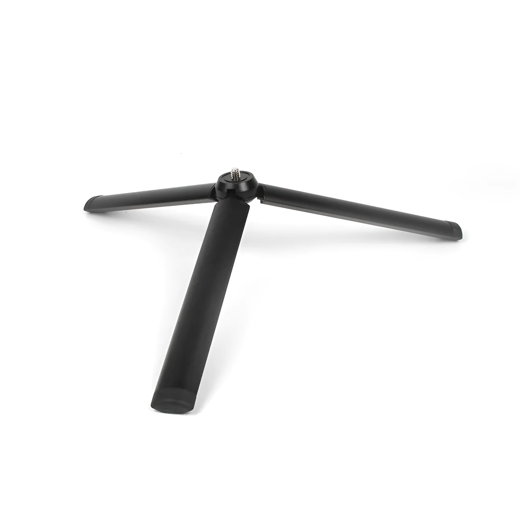 Black aluminium mobile phone tripod with PTZ head for iPhone compatibility