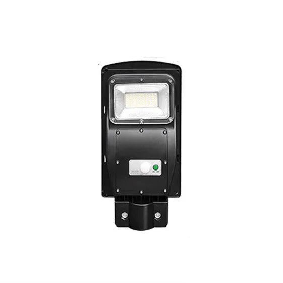 Integrated solar street light with LED panel and remote control for outdoor use