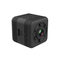 Black waterproof sports camera with 240 minute battery life for continuous action recording