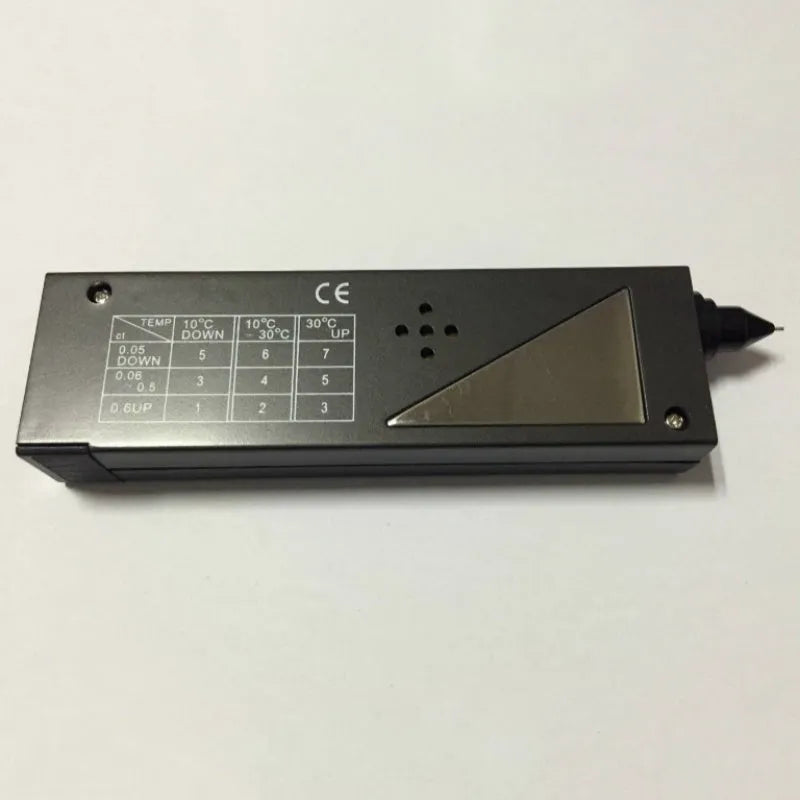 Black portable diamond thermal conductivity tester with metal probe for gemstone verification