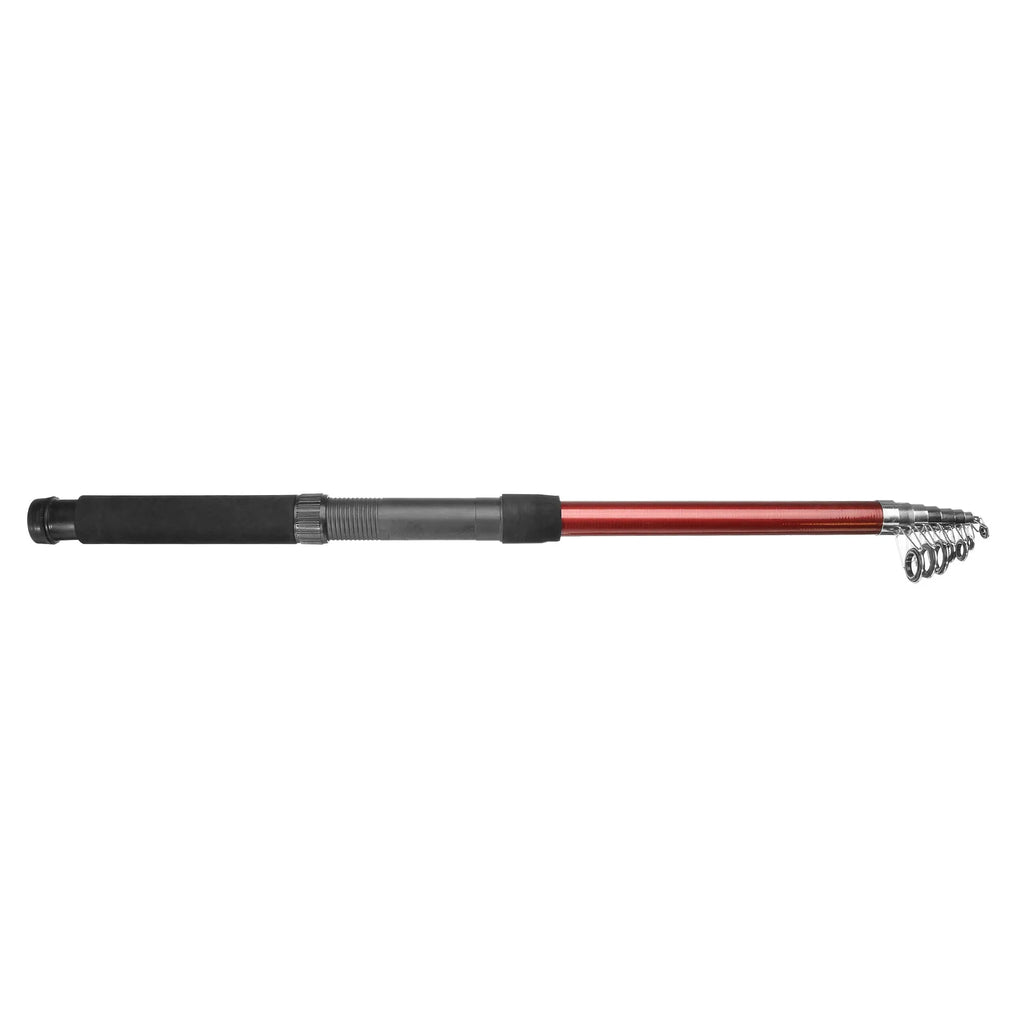 LED fishing rod light with telescopic pole and remote control for outdoor illumination