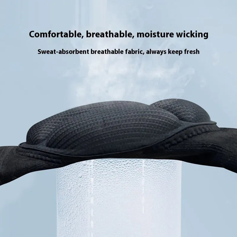 Black and blue thick sponge kneepad for dance and volleyball sports protection.