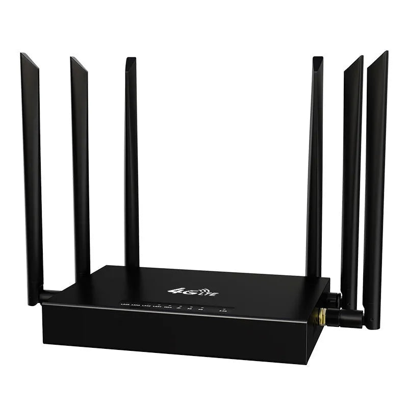 Industrial iron box 4G router with removable design and multiple antenna configuration options