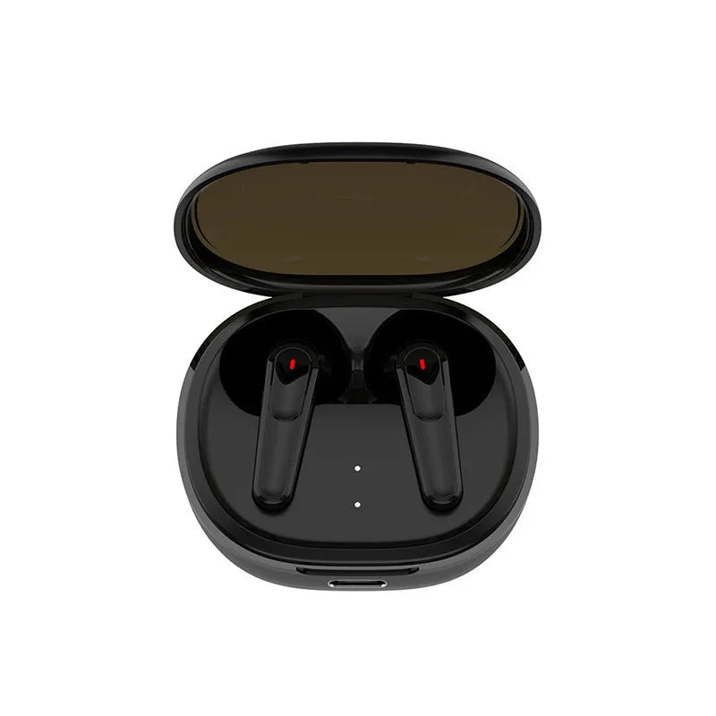 Black PRO30 Bluetooth in-ear headphones with noise reduction technology