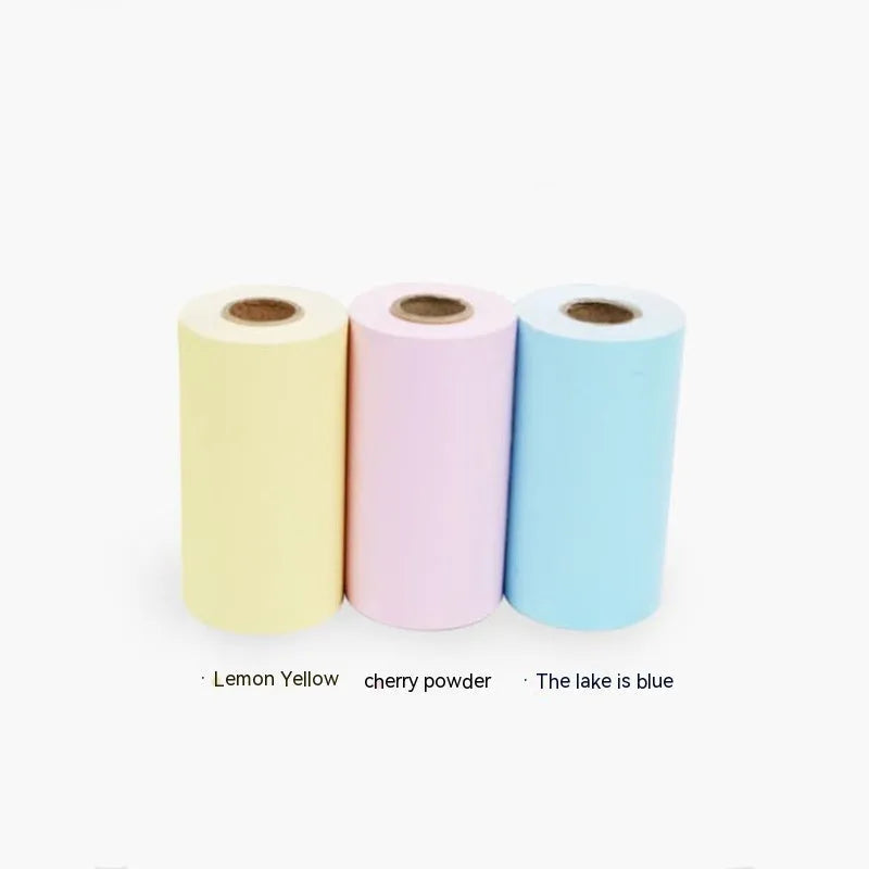 57 x 30 cm pink and yellow blue thermal paper roll for student wrong questions and cash registers