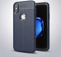 WeFor PU leather and silicone phone case for OnePlus 5, 5T, and 6 with screen protector