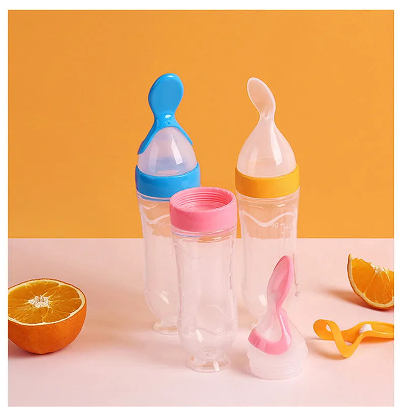 Stainless steel insulated water bottle with screw lid in choice of colours, showing 450ml capacity.