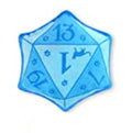 Soft plush DND dice cat toy with organic catnip filling in multiple colour options