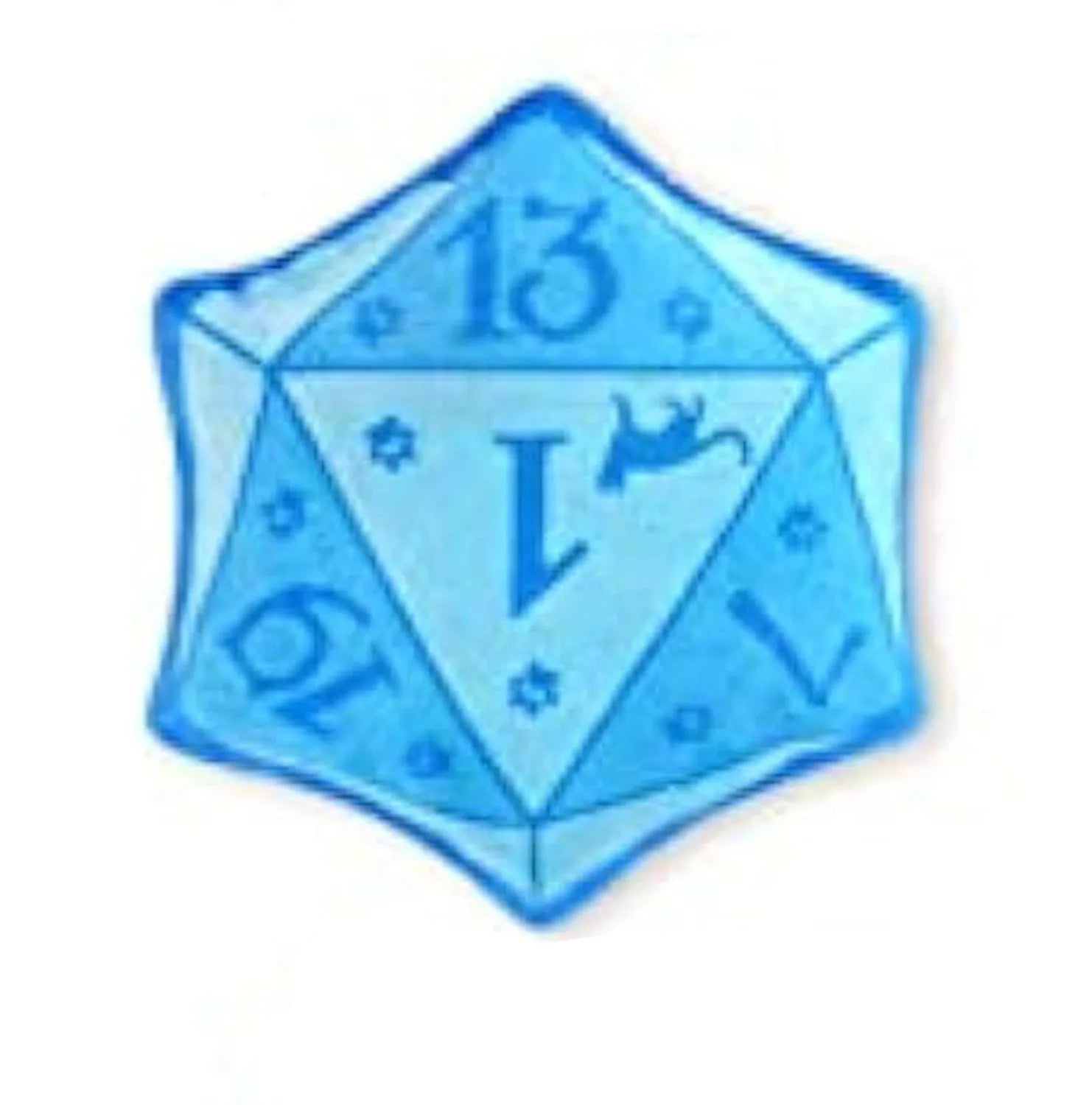 Soft plush DND dice cat toy with organic catnip filling in multiple colour options