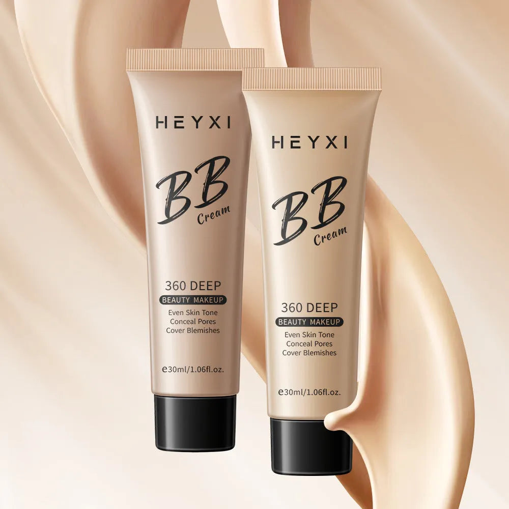 Waterproof sweat-proof BB cream foundation in four shade options 01 02 03 04