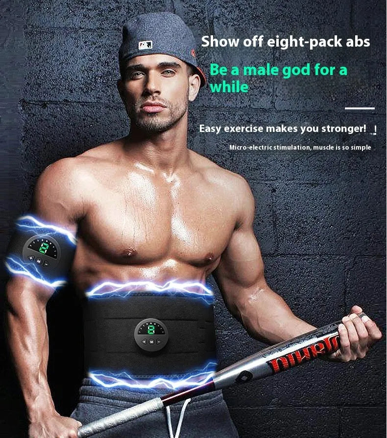 120cm waist and abdomen fitness belt with display screen style for fat reduction and massage