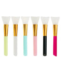 Silicone face mask applicator spatula in multiple colours for clay and mud application