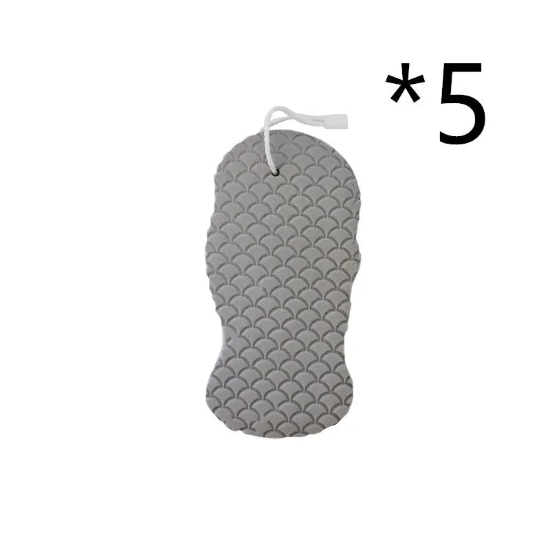 3D fish scale pattern bath sponge for body exfoliation in multiple colour options