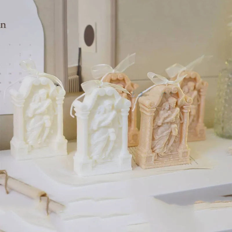 Food grade silicone couple angel mould for baking, chocolate, candles and crafts