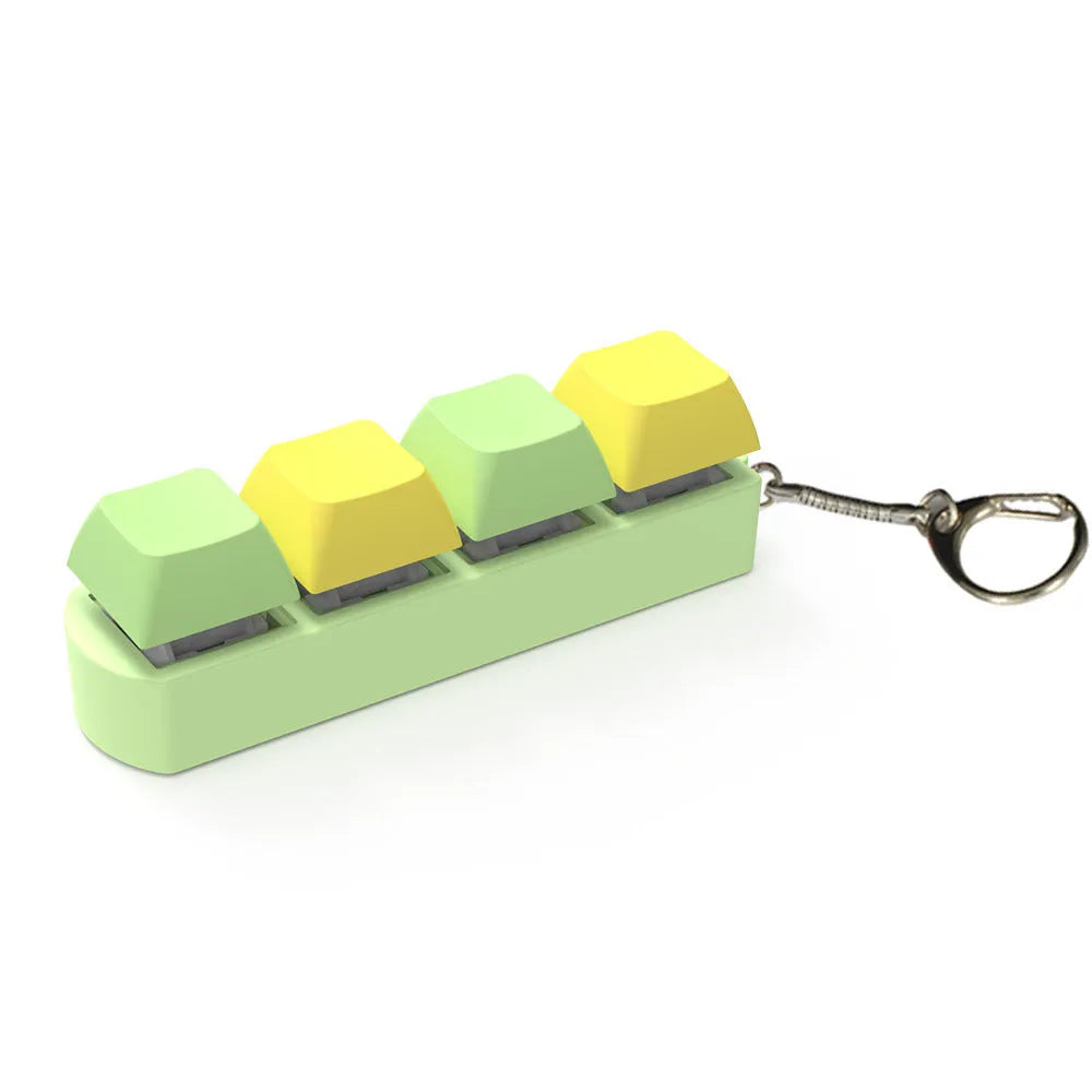 4-key mechanical keyboard switch tester with ABS plastic construction measuring 22x27x85mm