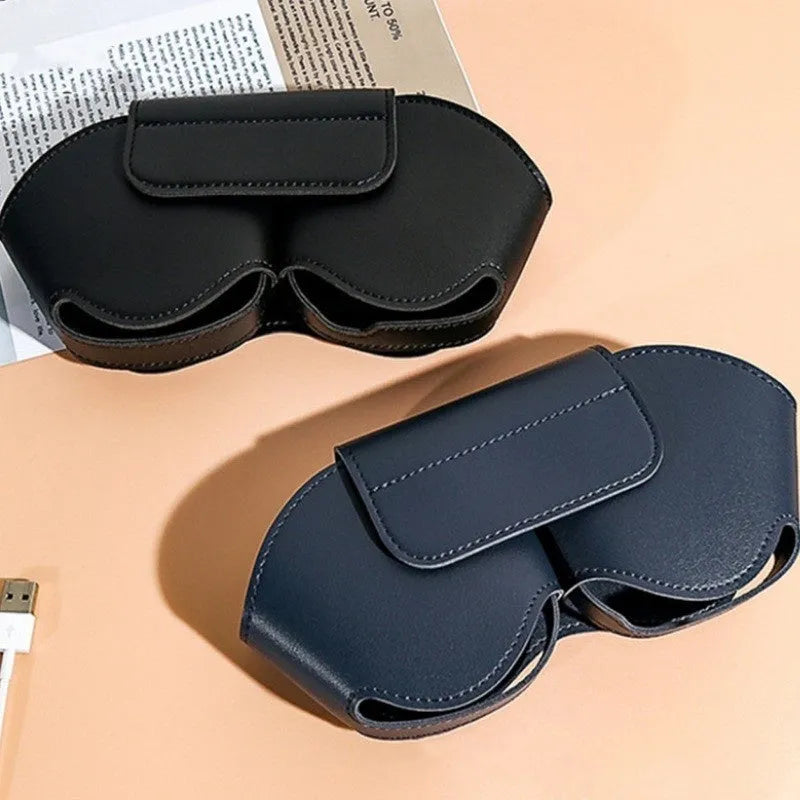 AirPods Max headphone protective case in PU leather, shown in multiple colour options.