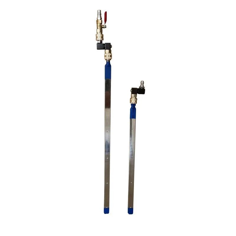 Stainless steel cleaning rod with three nozzles for car water tank and radiator cleaning