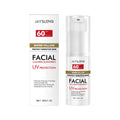 30g facial sunscreen bottle with hyaluronic acid and titanium dioxide for daily UV protection