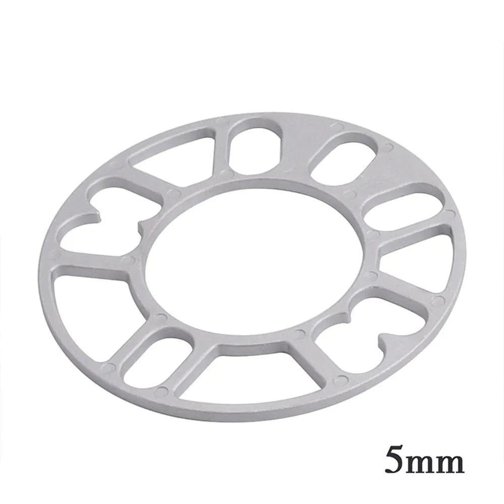 Automotive wheel hub widening gasket spacer for vehicle modification in multiple thickness options