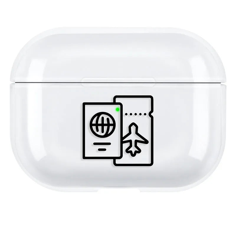 AirPods Pro 3 protective back cover case shell in solid colour
