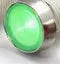 10mm stainless steel edge plastic indicator light with wire and flat metal end