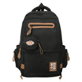 Large-capacity nylon school backpack for junior high students in street trend style with curved shoulder straps