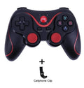 X3 upgraded Bluetooth wireless game controller for Android phones in black or white with optional accessories