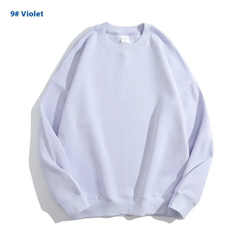 Cotton off shoulder sweater in loose pullover style with long sleeves