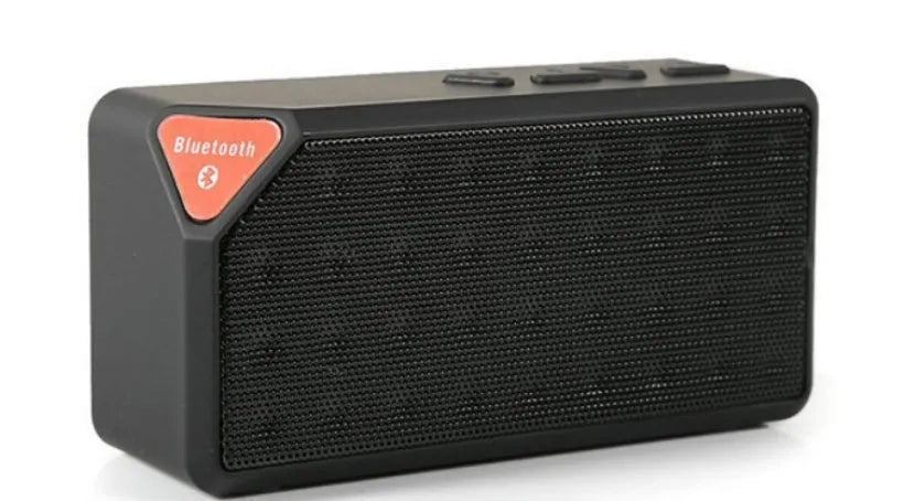 Cannon X3 portable Bluetooth speaker cube in black, blue, green, red, or yellow colour