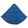 Canvas dust cover for racing seats shown in black, available in Bride flag and Recaro flag styles.