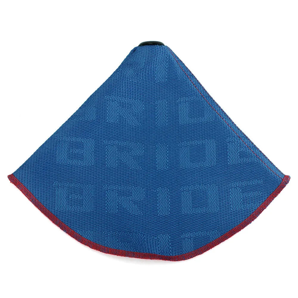 Canvas dust cover for racing seats shown in black, available in Bride flag and Recaro flag styles.