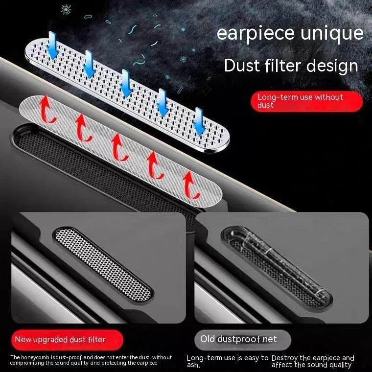 iPhone tempered glass screen protector showing anti-peeping, blue light, and dustproof colour variants
