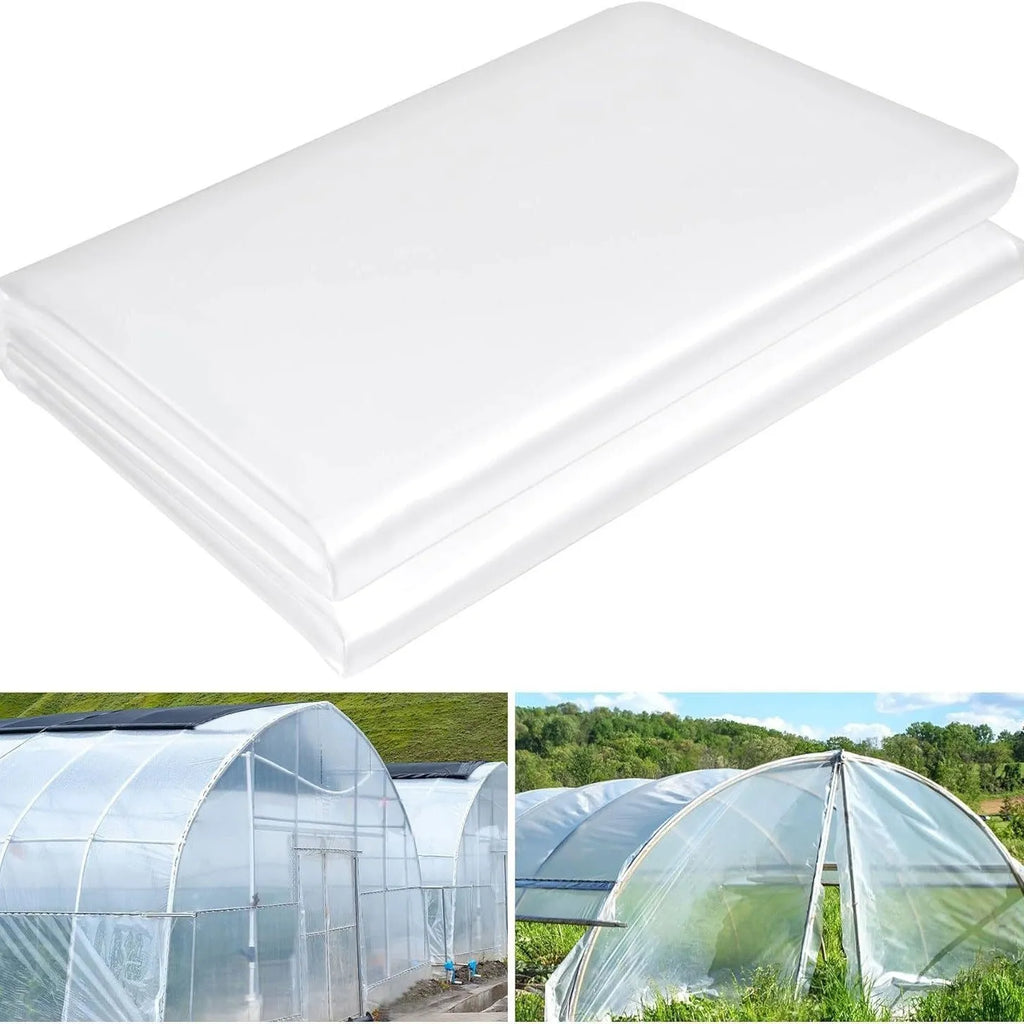 4×8 metre transparent plastic greenhouse film for cold-proof vegetable shed covering