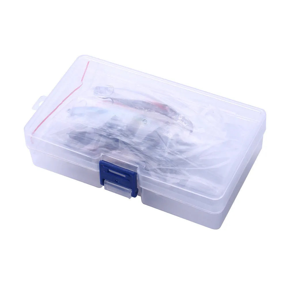 Multi-section hard fishing bait ABS plastic 10.5cm 15g with 6# hook in natural position