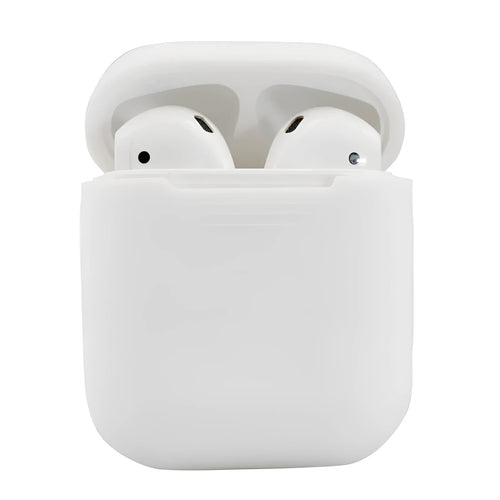 Silicone protective case for compatible Apple AirPods 2 wireless headphones in multiple colour options