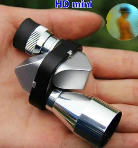 Aluminum alloy pocket telescope with 8x magnification and 20mm lens in canvas carry bag