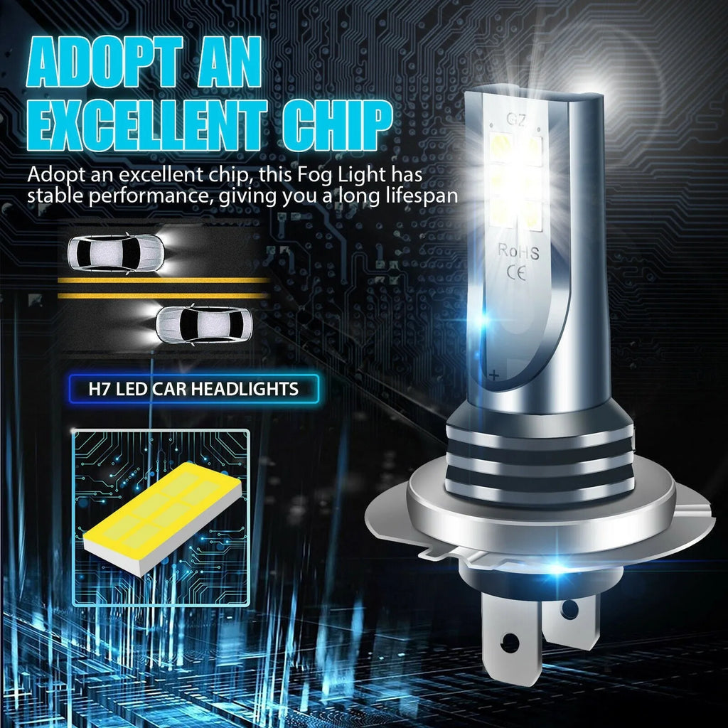 Aviation aluminium 12SMD LED fog lamp with 6.0 × 1.8cm dimensions and multiple fitting compatibility