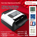 Automatic plastic card shuffling machine with long battery life for events