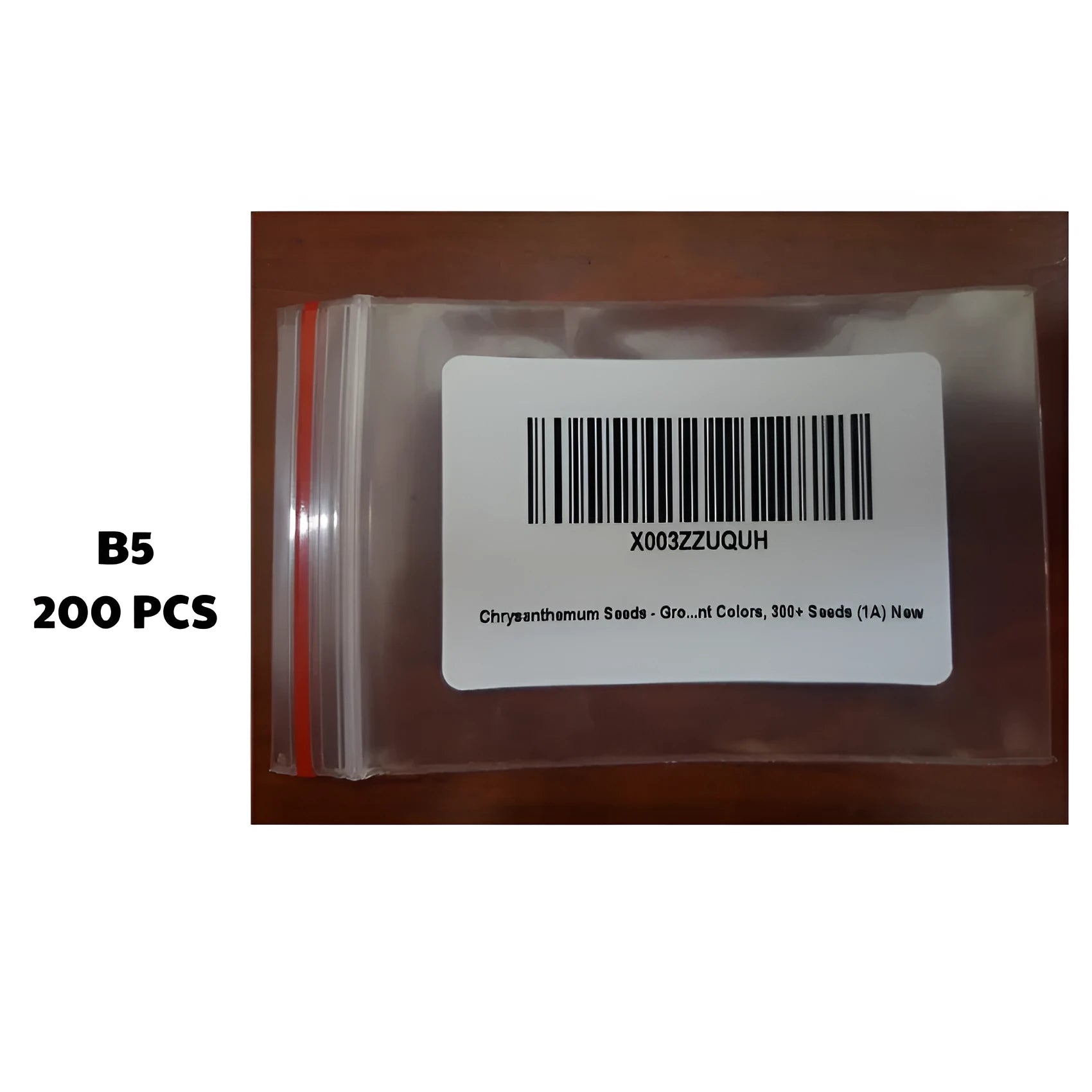 Packet of Ground Chrysanthemum Seeds containing 200 seeds for garden or container planting.