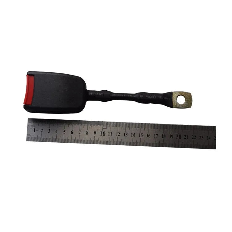 Car seat belt socket safety buckle with 20cm steel wire base for vehicle seat belt replacement