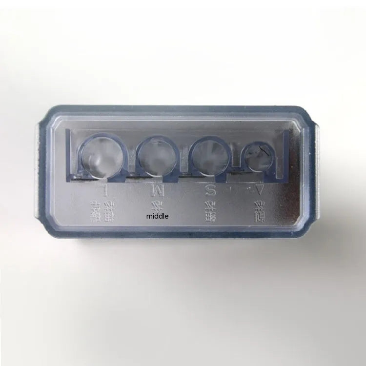 Geometric four-hole pencil sharpener with blades and screwdriver for art pencil maintenance