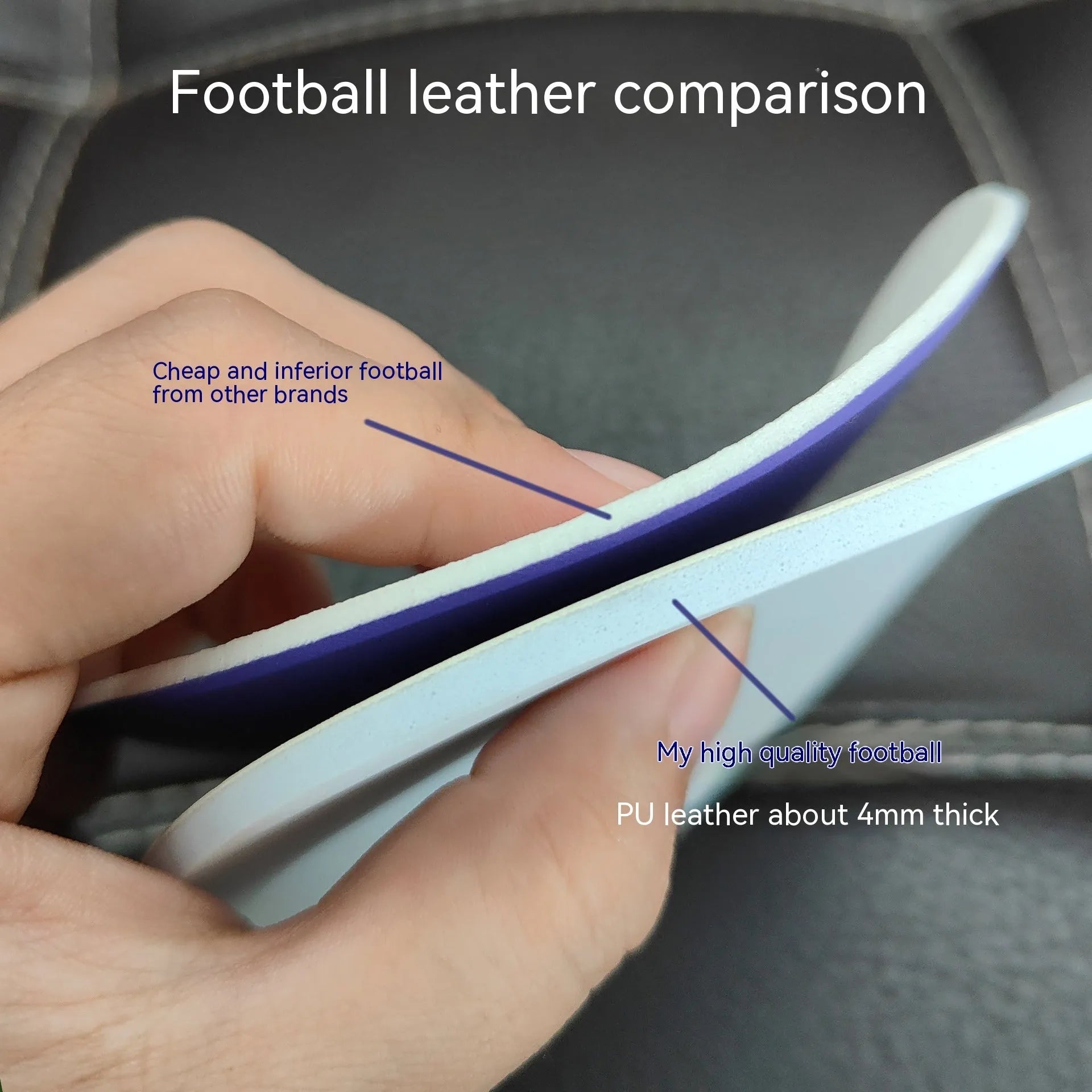 Fluorescent green seamless thermal adhesive patch football size 5 for club training and matches