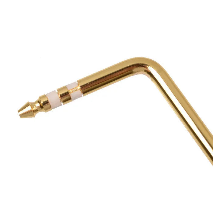 Direct plug-in metal guitar tremolo bar in black, gold, silver, and blue colour options.