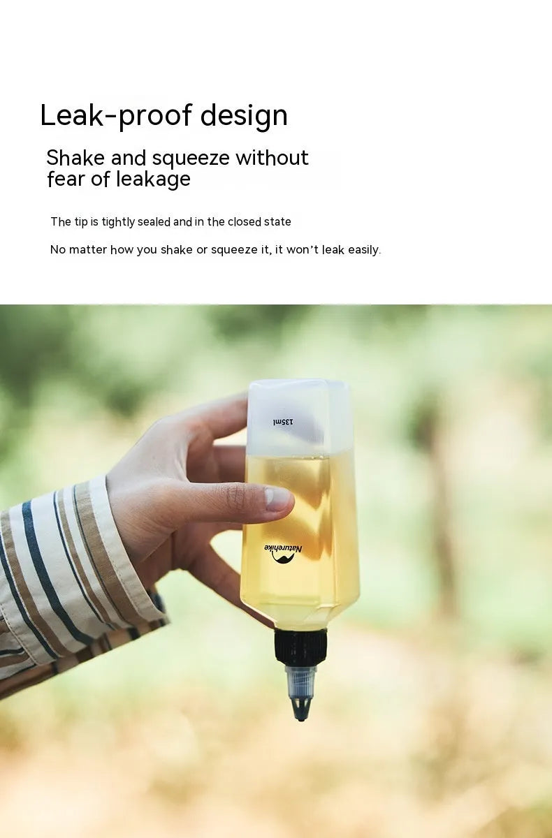 Naturehike six-piece portable outdoor seasoning bottle set in modern simplicity style.