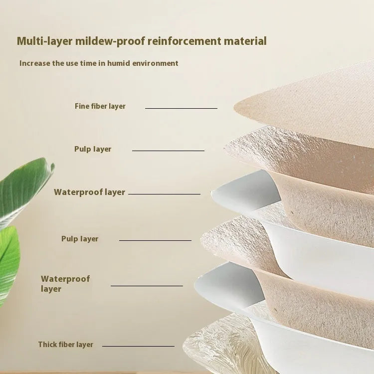 Brown disposable biodegradable cat litter box showing three size options for small litter trays