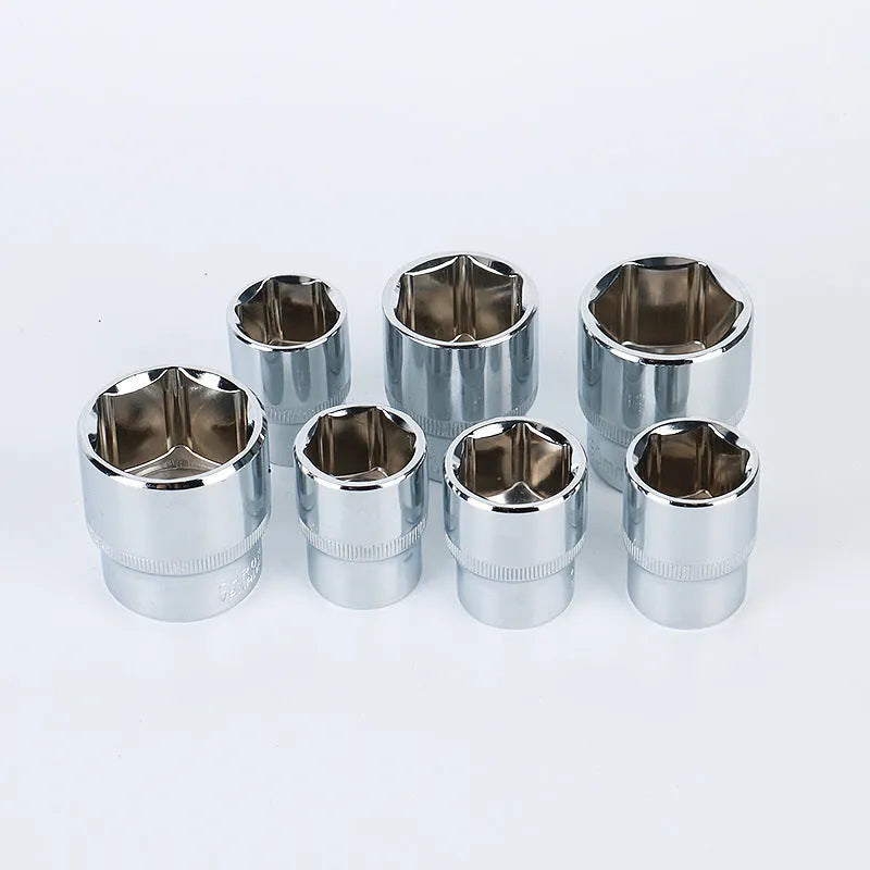 61-piece chrome vanadium steel machine repair socket and wrench set with ratchets and extensions