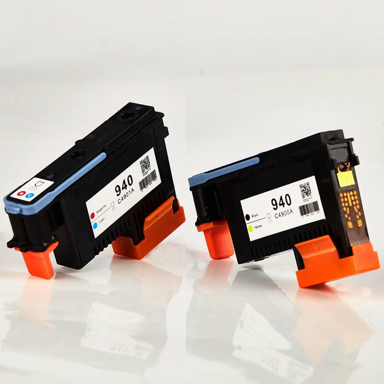 HP940 compatible printing nozzle for C4900A and C4901A cartridges, black and yellow.