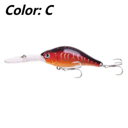 Little Fat Man 10.5cm deep diving hard minnow fishing lure in multiple colour options