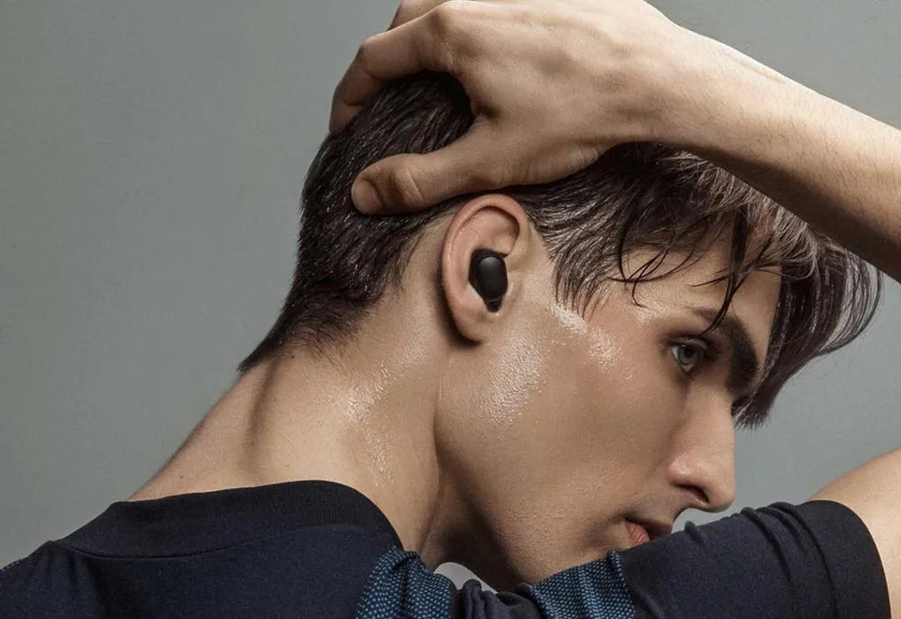 Redmi AirDots 2 Black true wireless earbuds and charging case