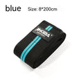 Adjustable sports knee pads in blue, grey, red, and yellow colours for weightlifting and cycling.